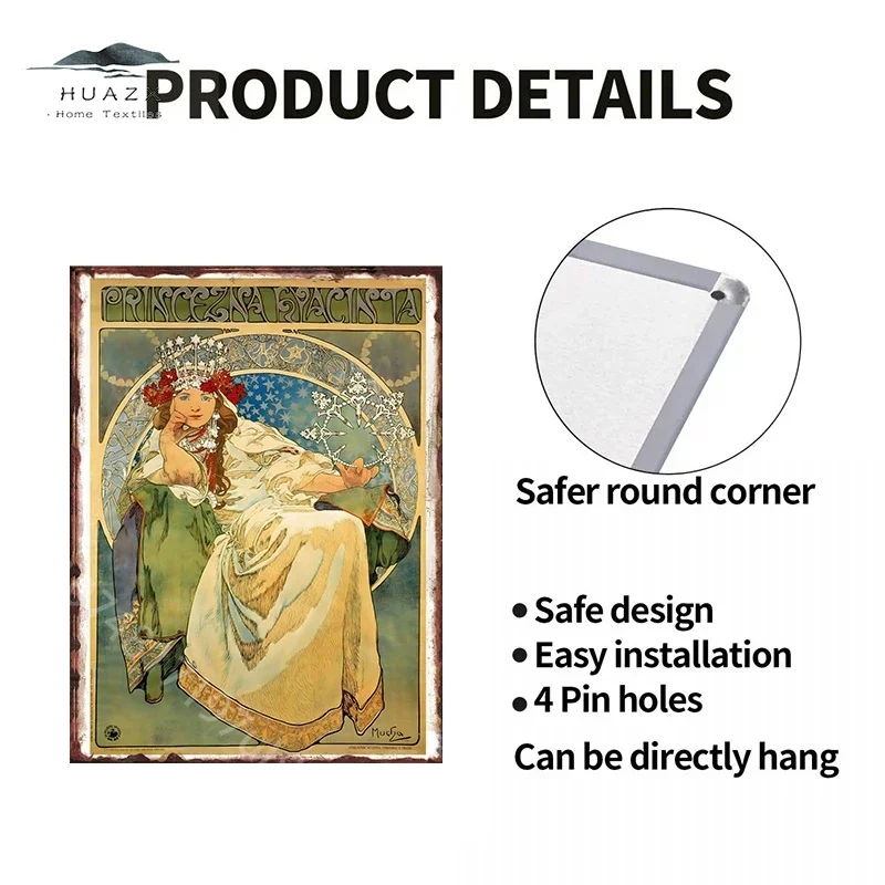 Винтажная металлическая табличка