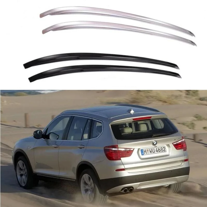 

Roof Rack For BMW X3 F25 2014 2015 2016 2017 High Quality Aluminum Alloy Rails Bar Luggage Racks Carrier Bars Top Rail Boxe