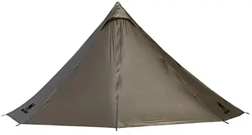 

HUT Ultralight Hot Tent, 20D SIL-Nylon Waterproof Teepee Tent, Weighs only 2.6Ib, Perfect for Backpacking, Camping, Hiking, Bush