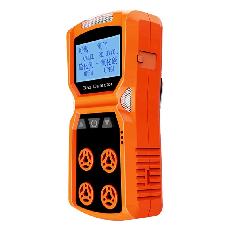 

Retail Multi Gas Detector Gas Meter O2/H2S/CO/LEL 4 In 1 Oxygen Hydrogen Sulfide Carbon Monoxide Combustible Gas Leak Detector