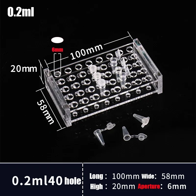 

Стойка для пробирок пластиковая прозрачная