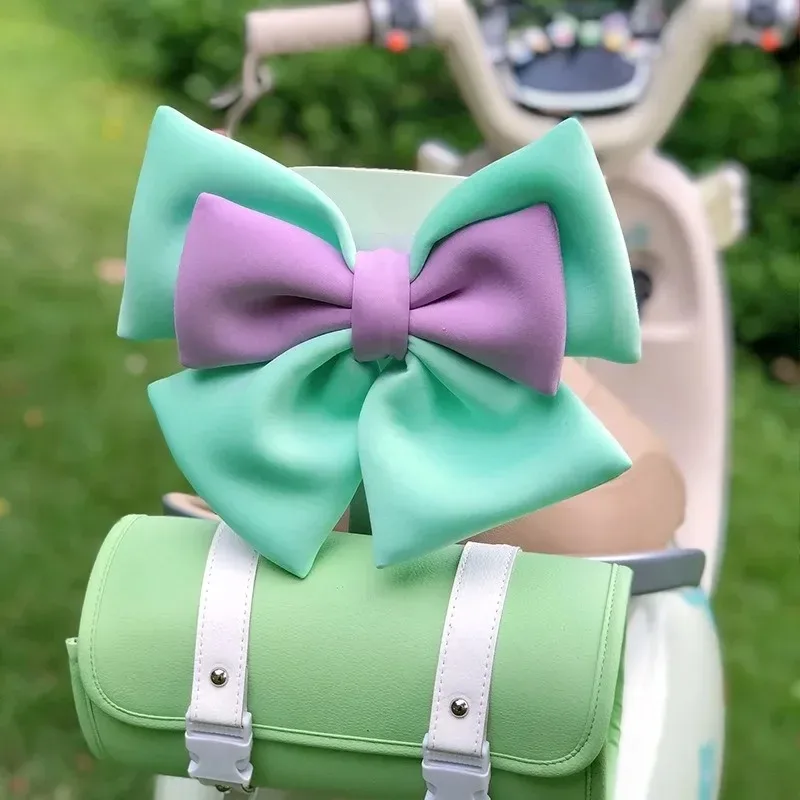 Кузов автомобиля с бантом мотоциклетный шлем украшение двухцветный бант