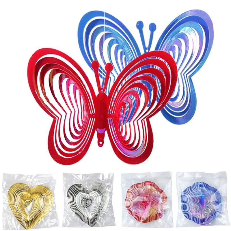 

Spiral Outdoor Laser Anti Bird Repeller Butterfly Anti Pigeon Reject Reflective Balcony Garden Birds Scare Pigeon Away Repeller