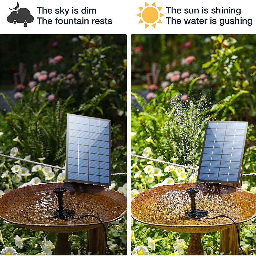Комплект водяного насоса на солнечной энергии 7 5 В 3 Вт солнечная панель для сада