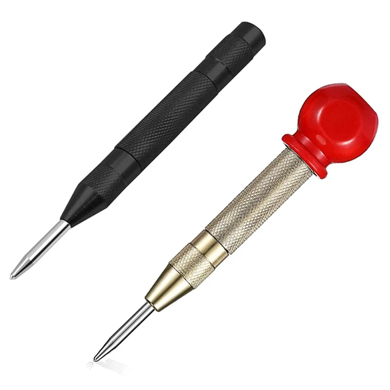 

Automatic Punch Automatic Center Punch Automatic Punch Hand Center Punch Centering Punch Adjustable Punch Tool 2Pcs