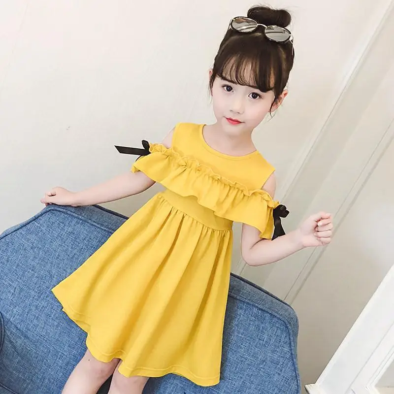 

Girls Casual Summer Green Dress Baby Fashion 11 Child 2 To 12 Years Princess Dresses Brief Play In The Park Girls Clothes Kids