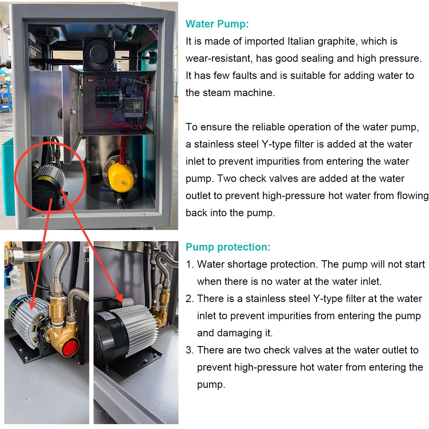 Фото Сертифицированная по стандарту CE паровая автомойка 8 бар 170 ℃   Высокотемпературный пароочиститель высокого давления для чистки автомобилей, 6 кВт №5