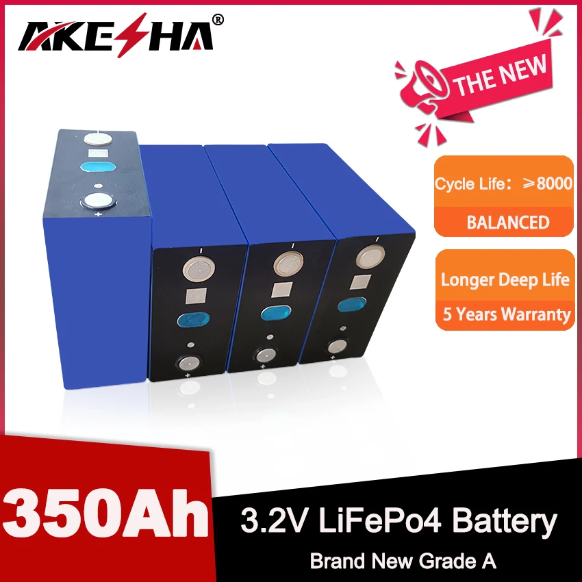 THE NEW 350Ah LiFePO4 Lithium Iron Phosphate Battery Grade A Cell Deep Cycle Life 8000 Times Solar Yacht Vans Boat
