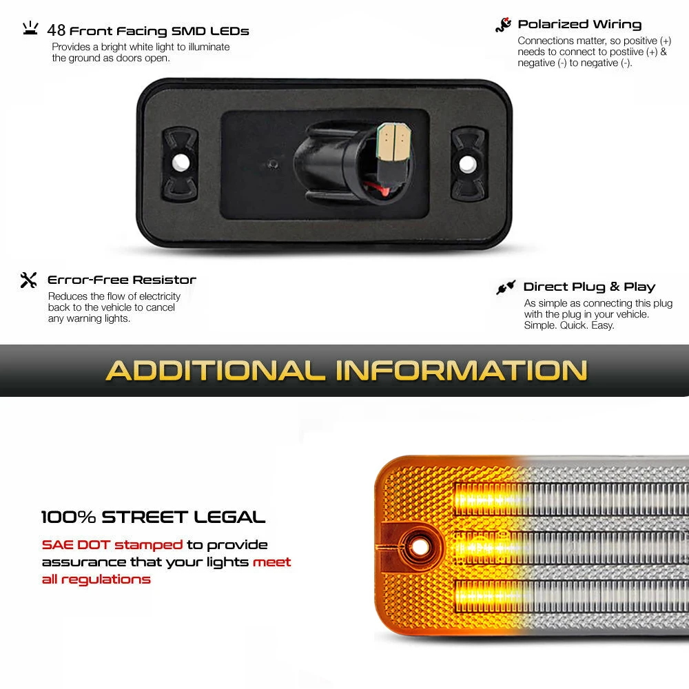 Светодиодсветодиодный динамические боковые габаритные огни для крыла