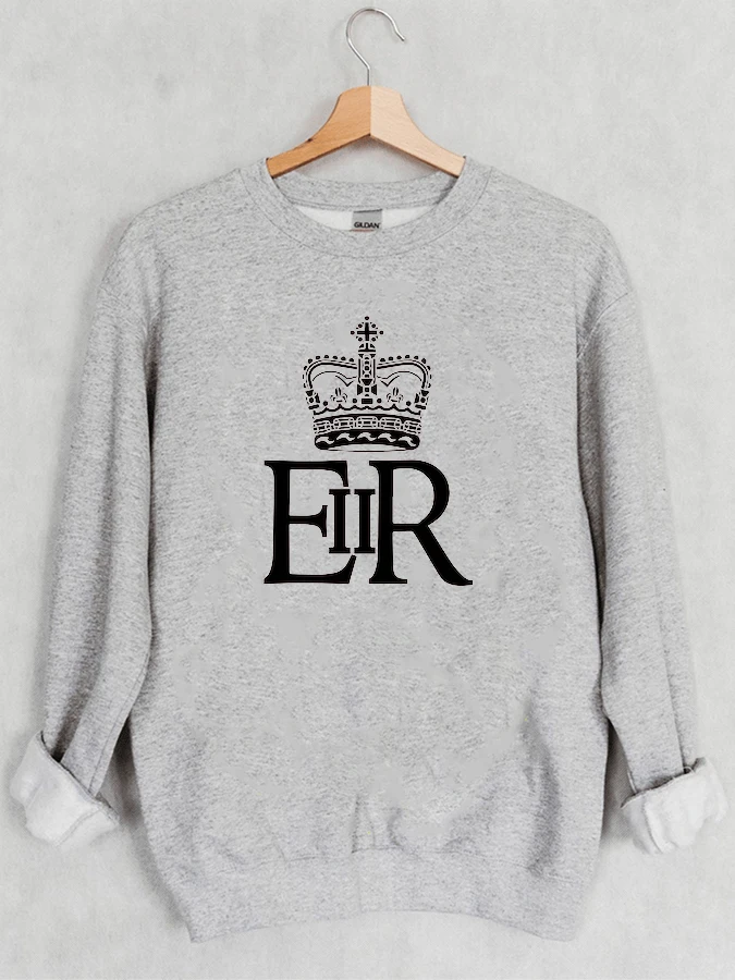 

Queen Elizabeth II - Casual Round Neck Sweatshirt