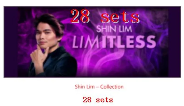 

Набор «Волшебный архив» Shin Lim-28 комплектов-Волшебные трюки