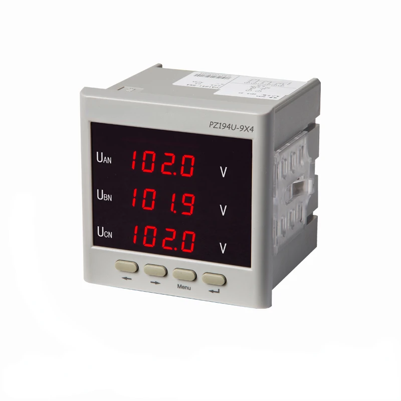 

PZ194U-9X4 96*96mm high precision 3 phase digital led panel AC voltmeter