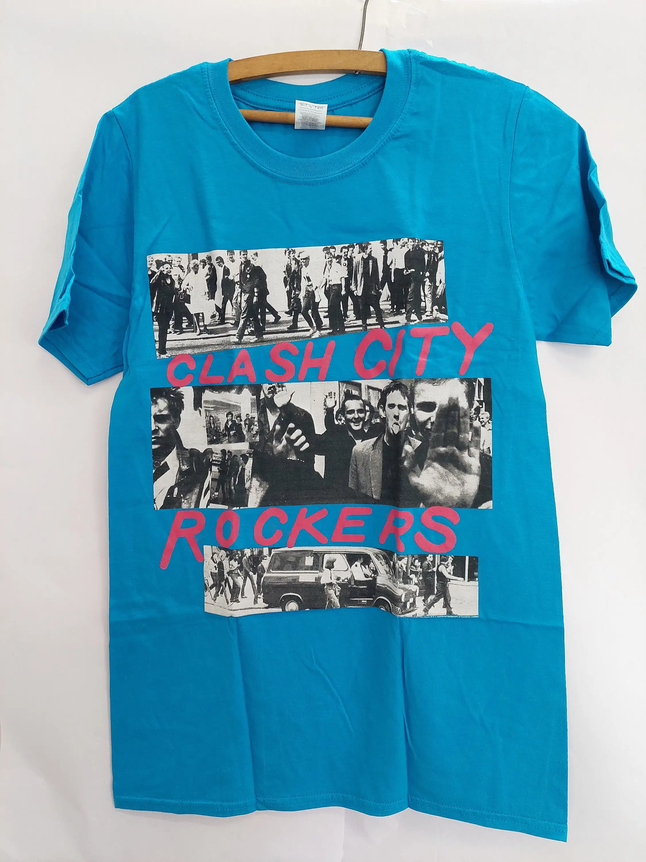 Мужская футболка с изображением городского столкновения Rockers