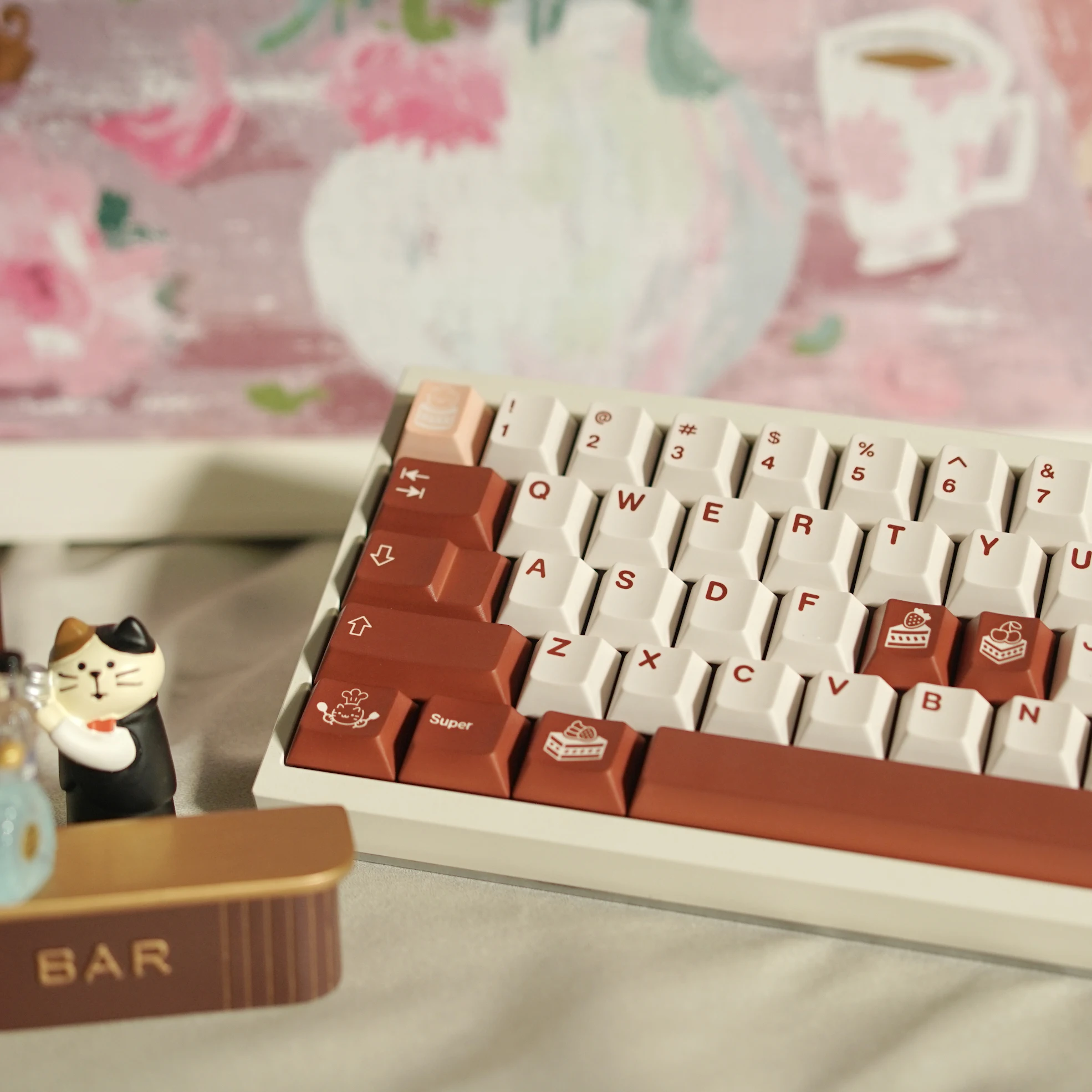 Колпачки для клавиш Gmk Tiramisu термосублимация Pbtcherry полный набор колпачков