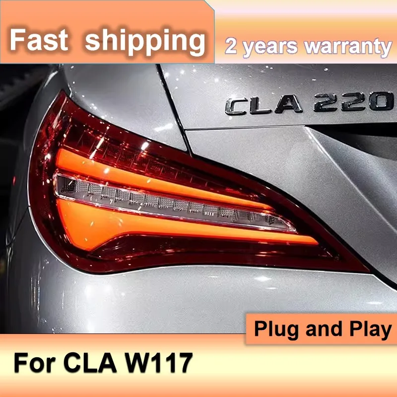 Автомобильные аксессуары для Mercedes Benz CLA Tail светильник 2014-2019 W117 задние фонари CLA180