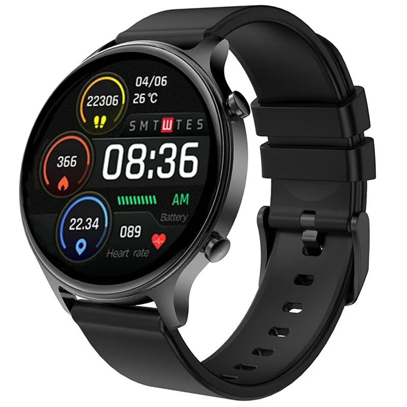 

Smart Watch DS30 BT5.0 1.28 Inch IPS Full Touch Screen BT Calling Heart Rate Blood Pressure Blood Oxygen Monitor Music Playback