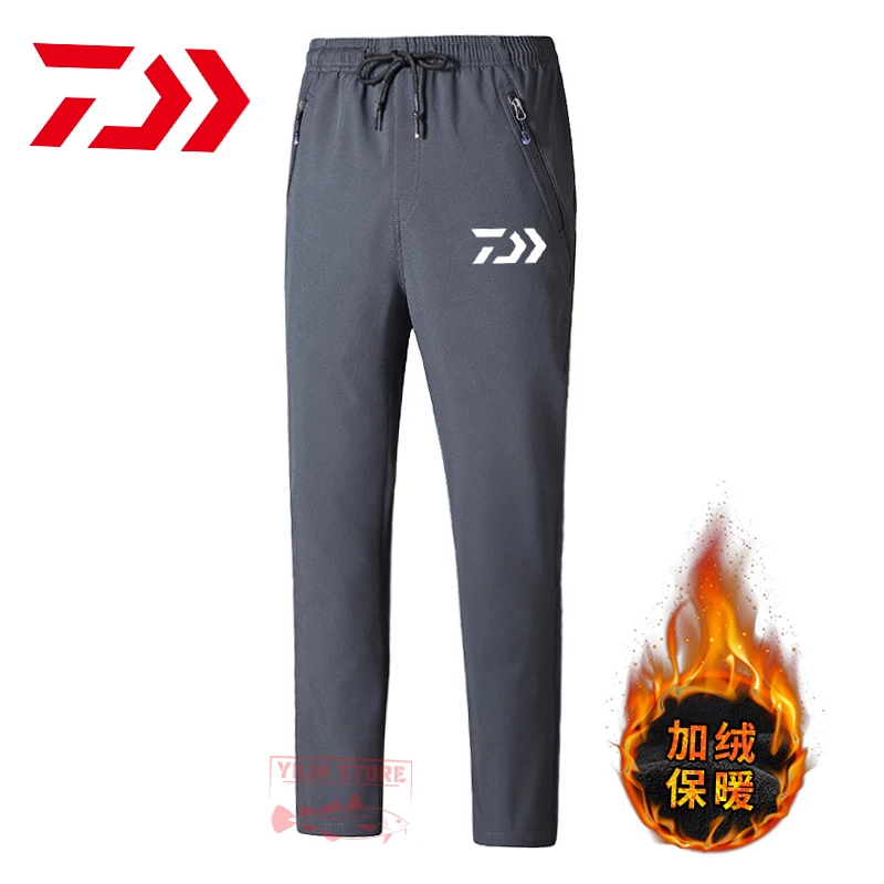 

Daiwa Fishing Clothing Winter Keep Warm Anti-sweat Pants Breathable Windproof Hiking Camping Pants Men's Outdoor Fishing Pants