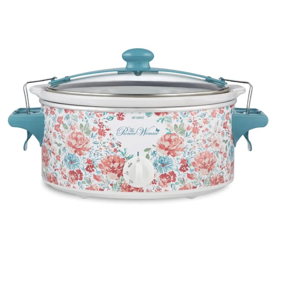 

2023 New The Pioneer Woman 6-Quart Portable Slow Cooker, Gorgeous Garden