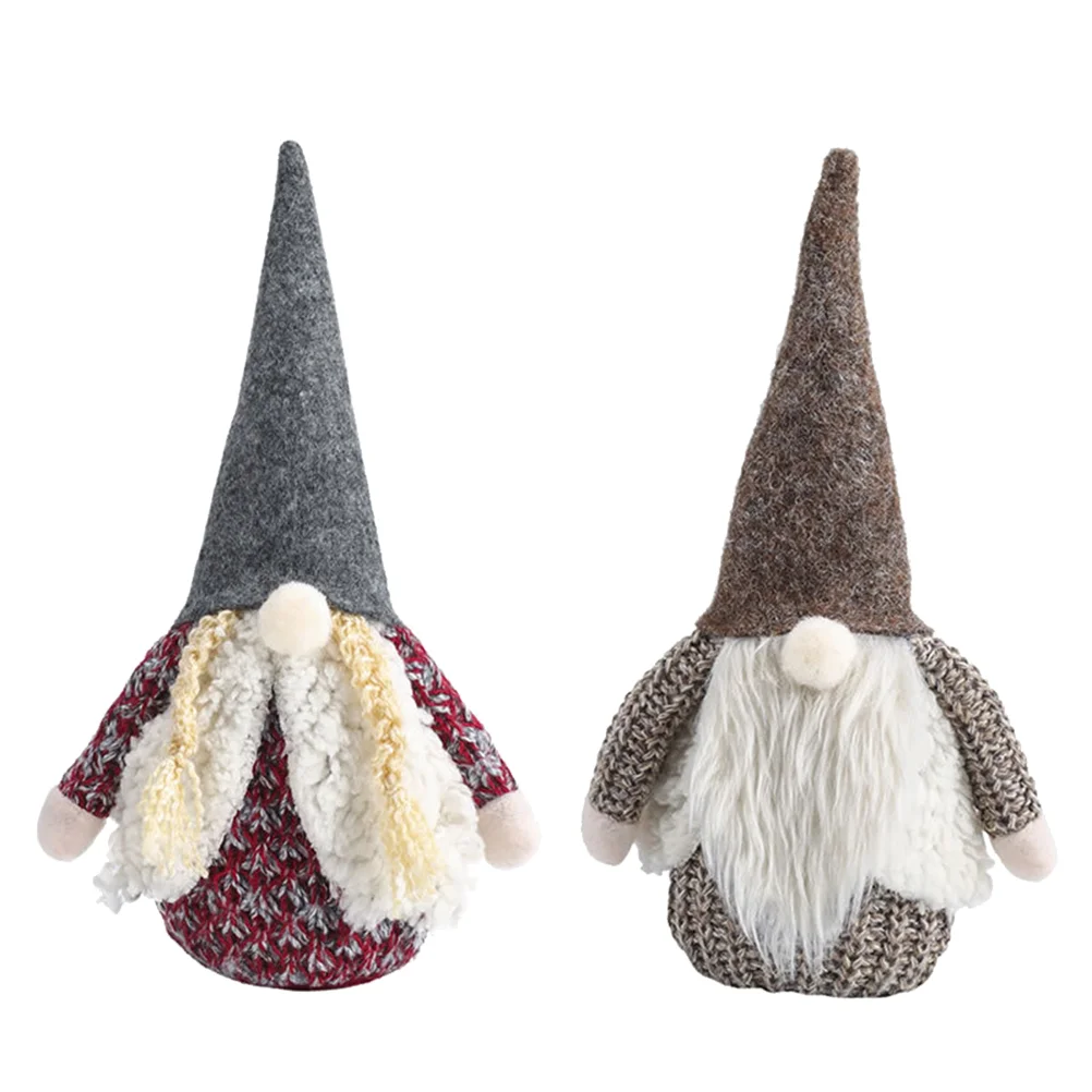 

Christmas Ornament Creative Adorable Cloth Desktop Decor Adornment for Party Home Christmas Easter