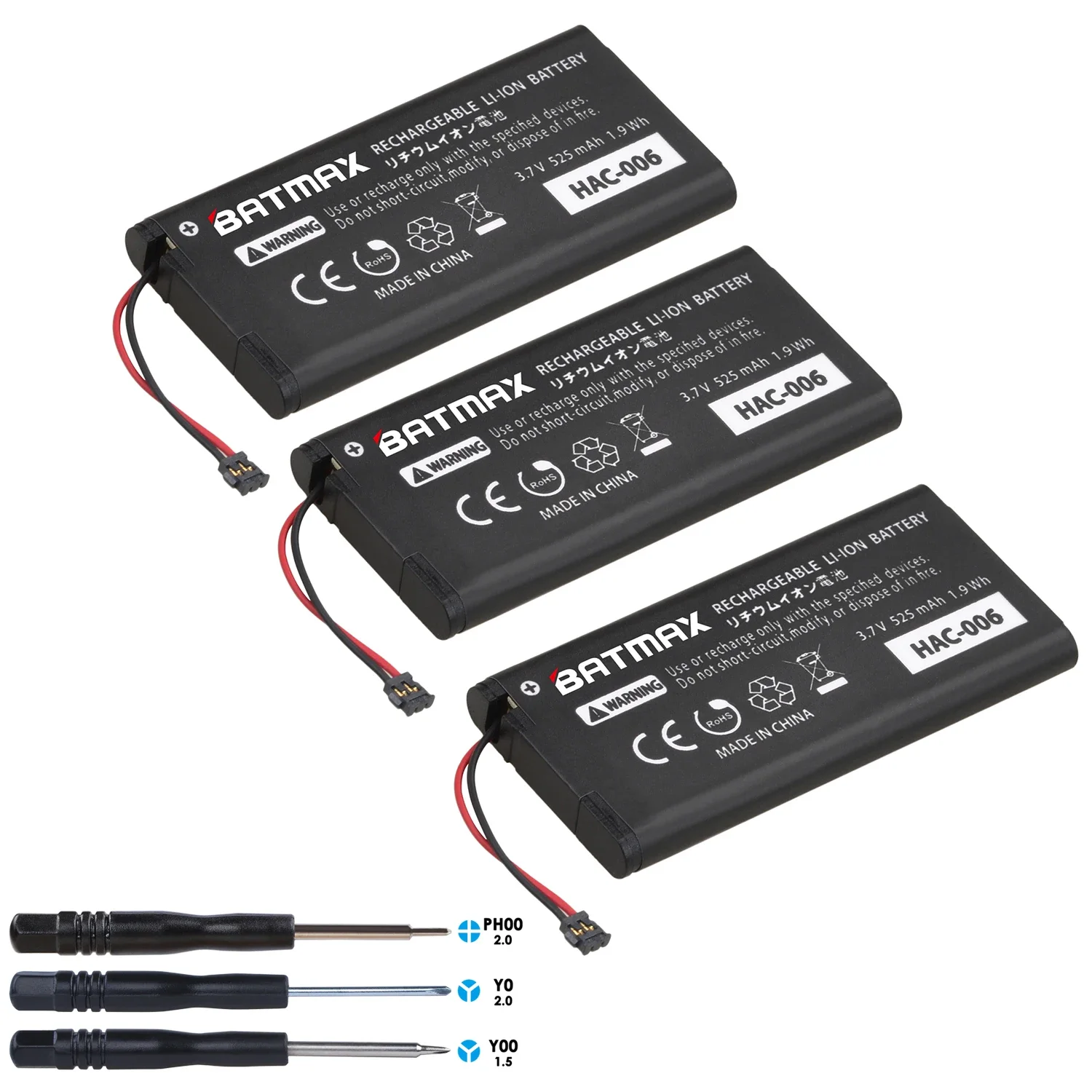 Аккумулятор Joycon Switch 525 мАч HAC-006 HAC-BPJPA-C0 HAC-015/016 HAC-A-JCR-C0 для контроллера Nintendo Ns