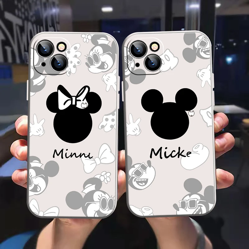 

Fashion Cartoon Mickey Mouse US Phone Case For iPhone 11 12 13 Pro 12 13 Mini X XR XS Max 6 6S 7 8 Plus SE 2020 Cute Funda Cover