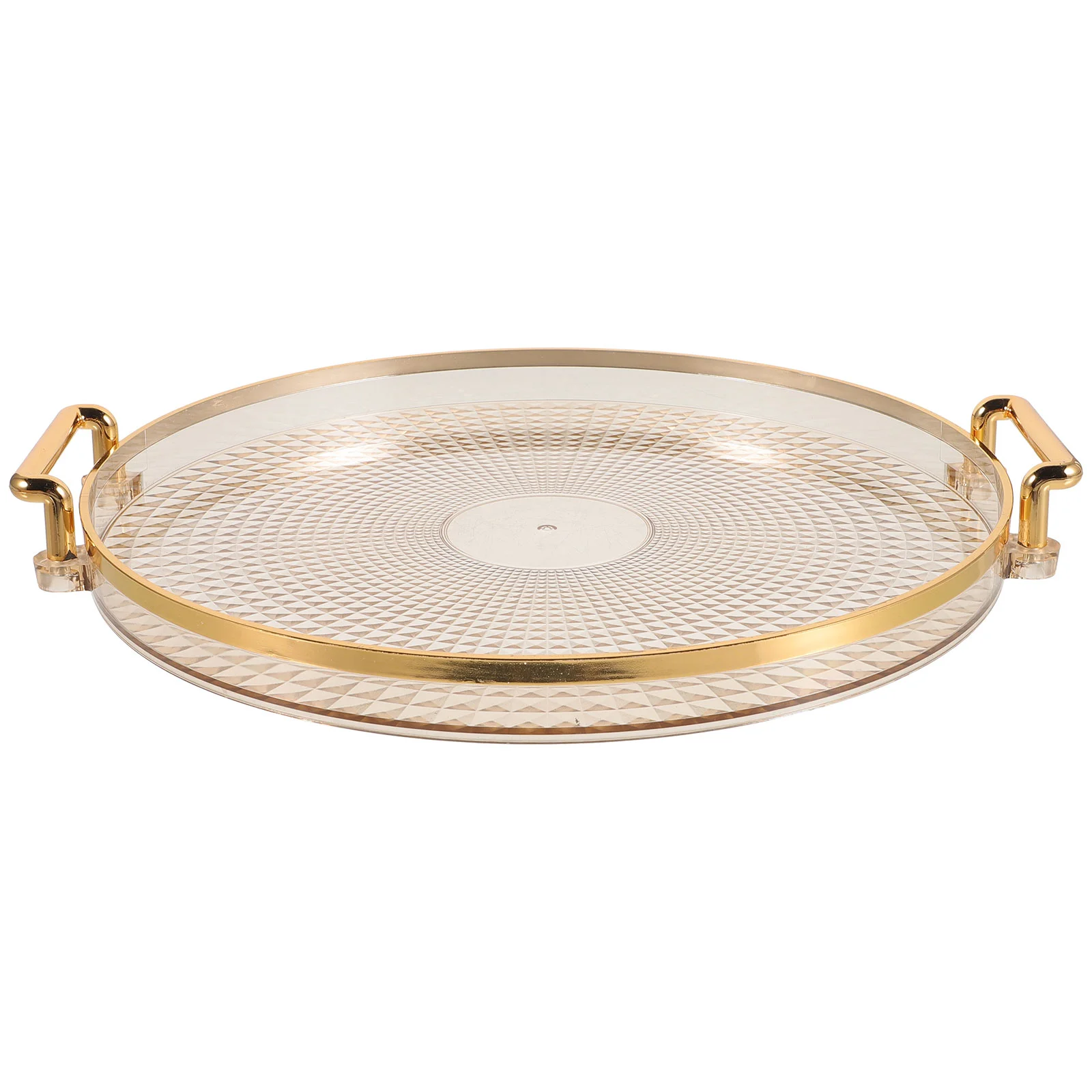 Роскошная сервировочная тарелка для торта поднос еды круглая духов и закусок