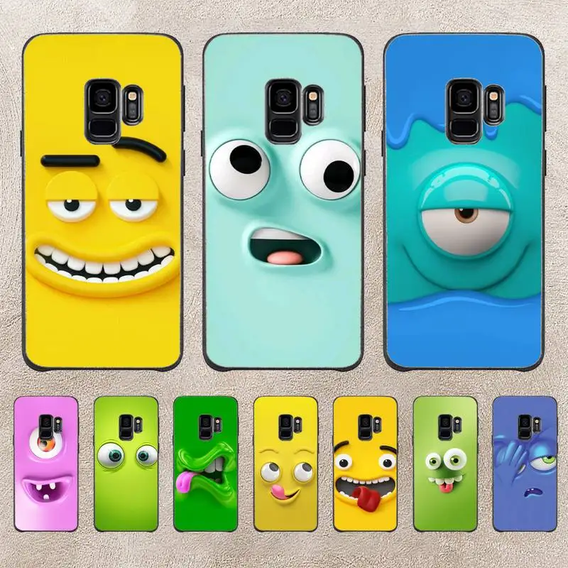 

Funny Cartoon Face Phone Case For Samsung Galaxy A51 A50 A71 A21s A31 A41 A10 A20 A70 A30 A22 A02s A13 A53 5G Cover Coque