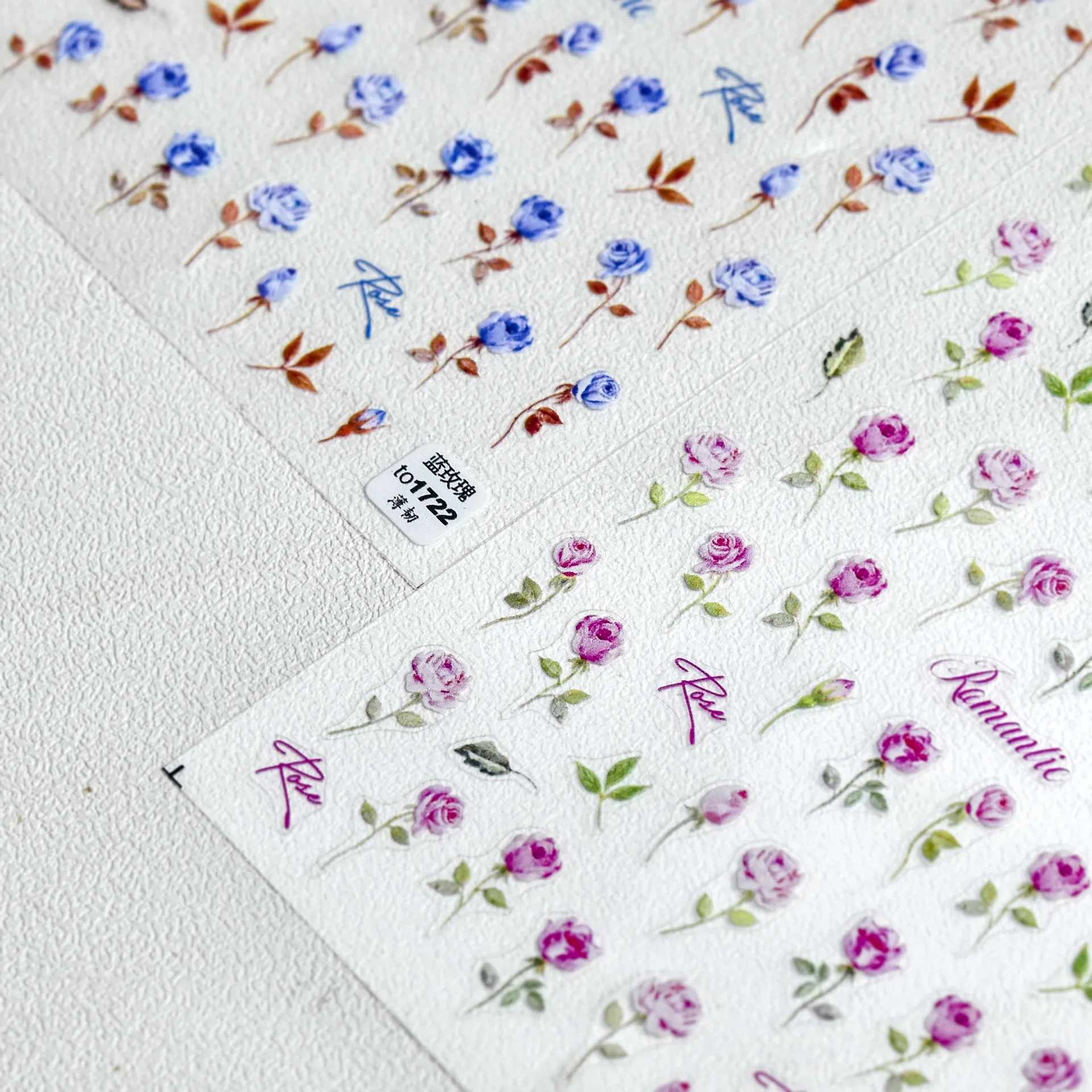 Высококачественные тонкие и прочные клейкие синие Розовые наклейки для дизайна