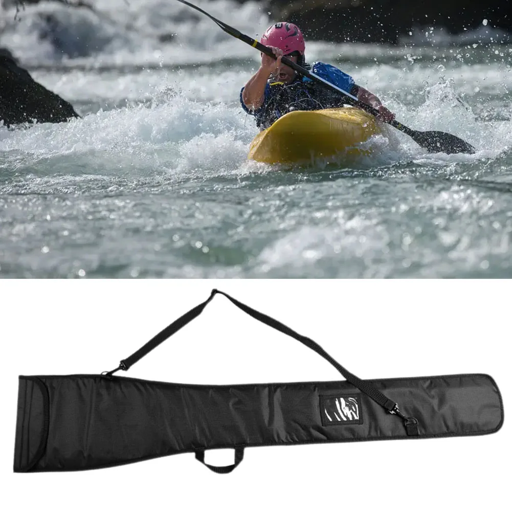 

Kayak Paddle Carry Bag 126*26cm Black Detachable Lightweight Oxford Cloth Portable Safety Legs Universal Durable