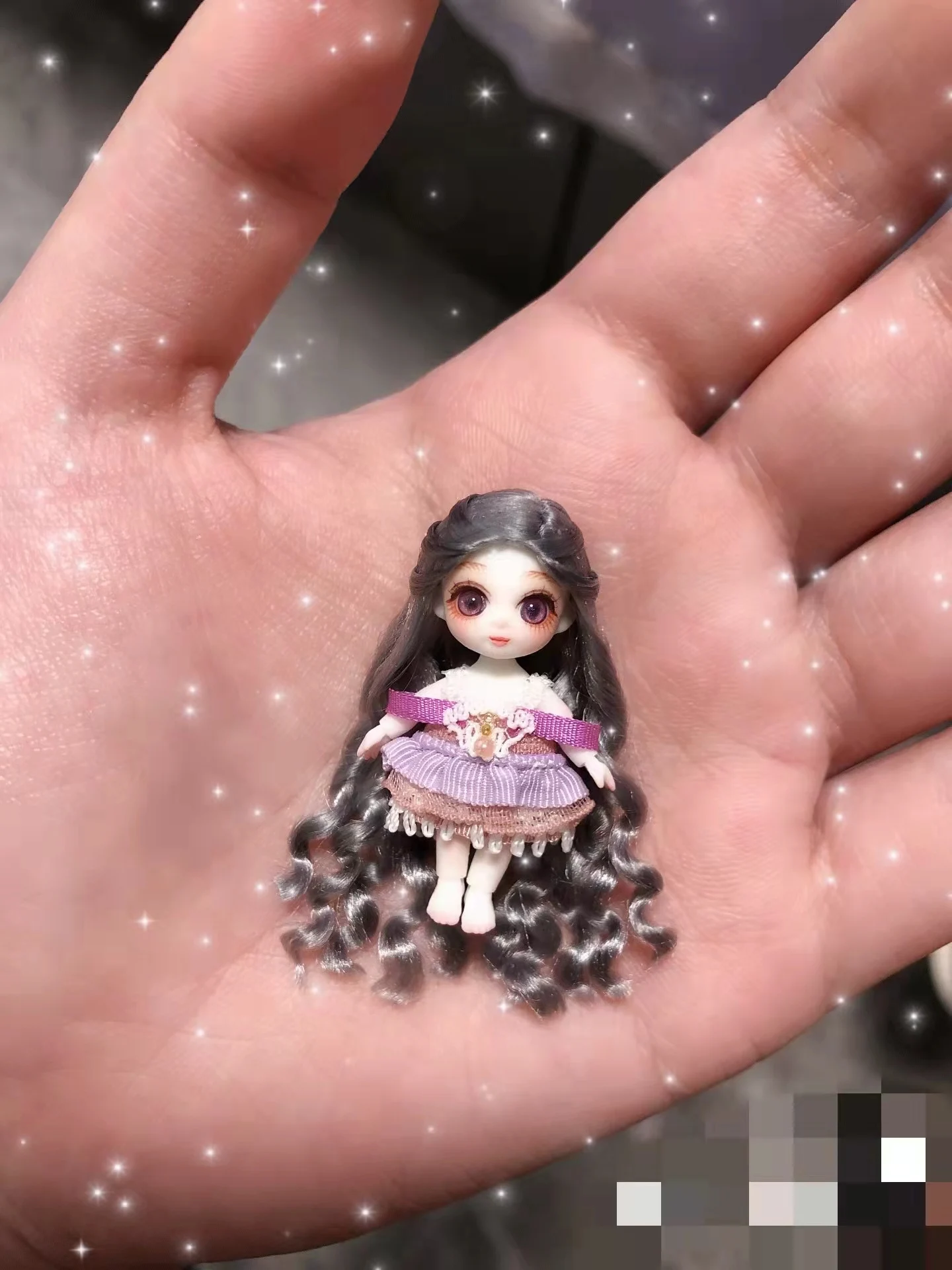 

Мини-кукла шарнирная 3,5 см