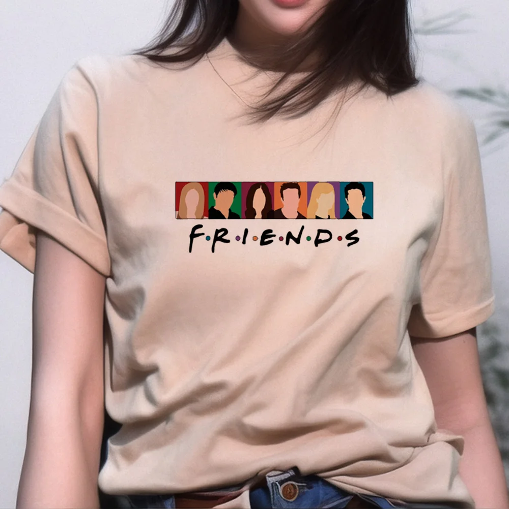 Женские аниме футболки Chandler Bing забавные летние y2k