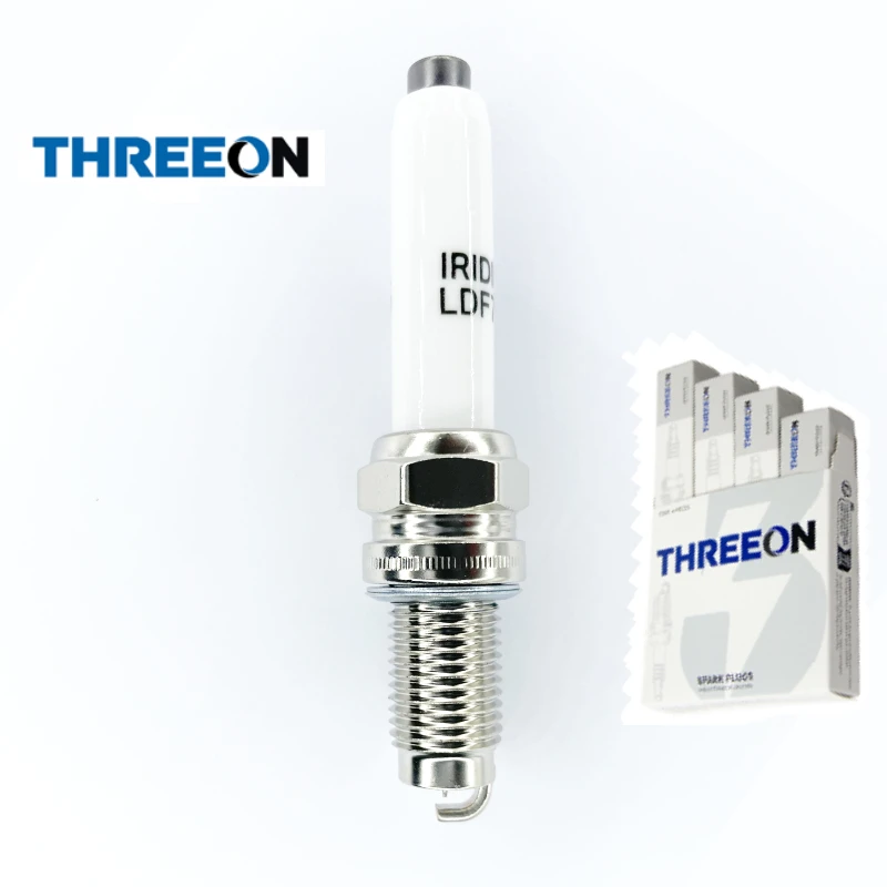 

3/4/6 шт. Иридиевая свеча зажигания THREEON для Santana Jetta POLO EA211 (не подходит для турбокомпрессии) 04C 905616 F ZKER6A-10EG TOC3005