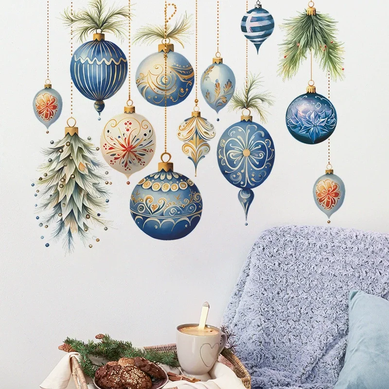 

Рождественские наклейки на стену