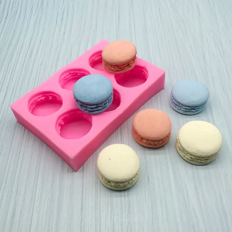 

DIY Macaron Dessert Styling Biscuit Cake Chocolate Silicone Mold Fondant Soap Sugar Baking Kitchen Tool Food Safe Material Kinds