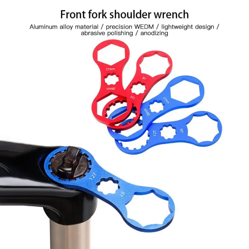 

3/5/10PCS Lightweight Front Fork Houlder Cover Wrench Frosted High Strength Three-in-one Wrench Anodic Oxidation Eat Treatment