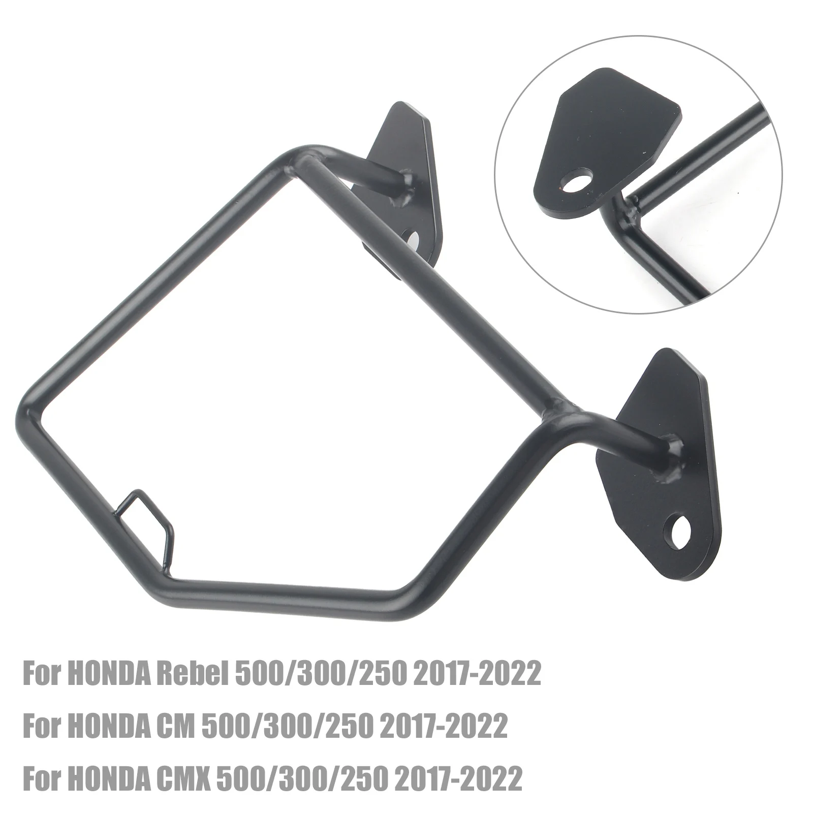 Фото Боковая сумка для мотоцикла, багажник, держатель для сумок для HONDA Rebel CM 500/300/250 2017-2022 №2