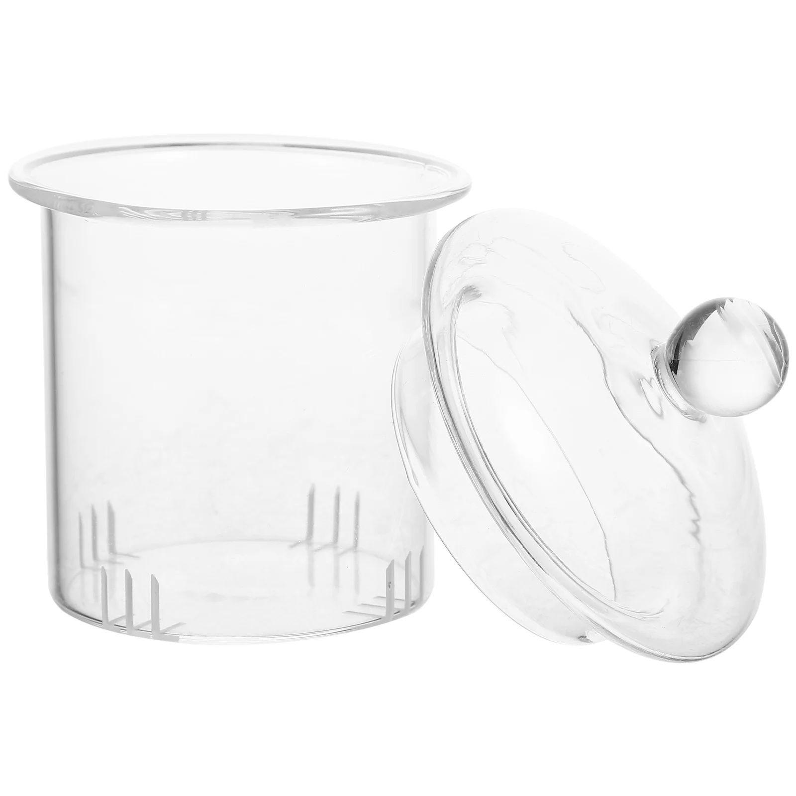 

Tea Strainer Infuser Glass Filterloose Colanders Strainers Teapot Leafsteeper Pot Lids Clear Filters Accessories Replacement