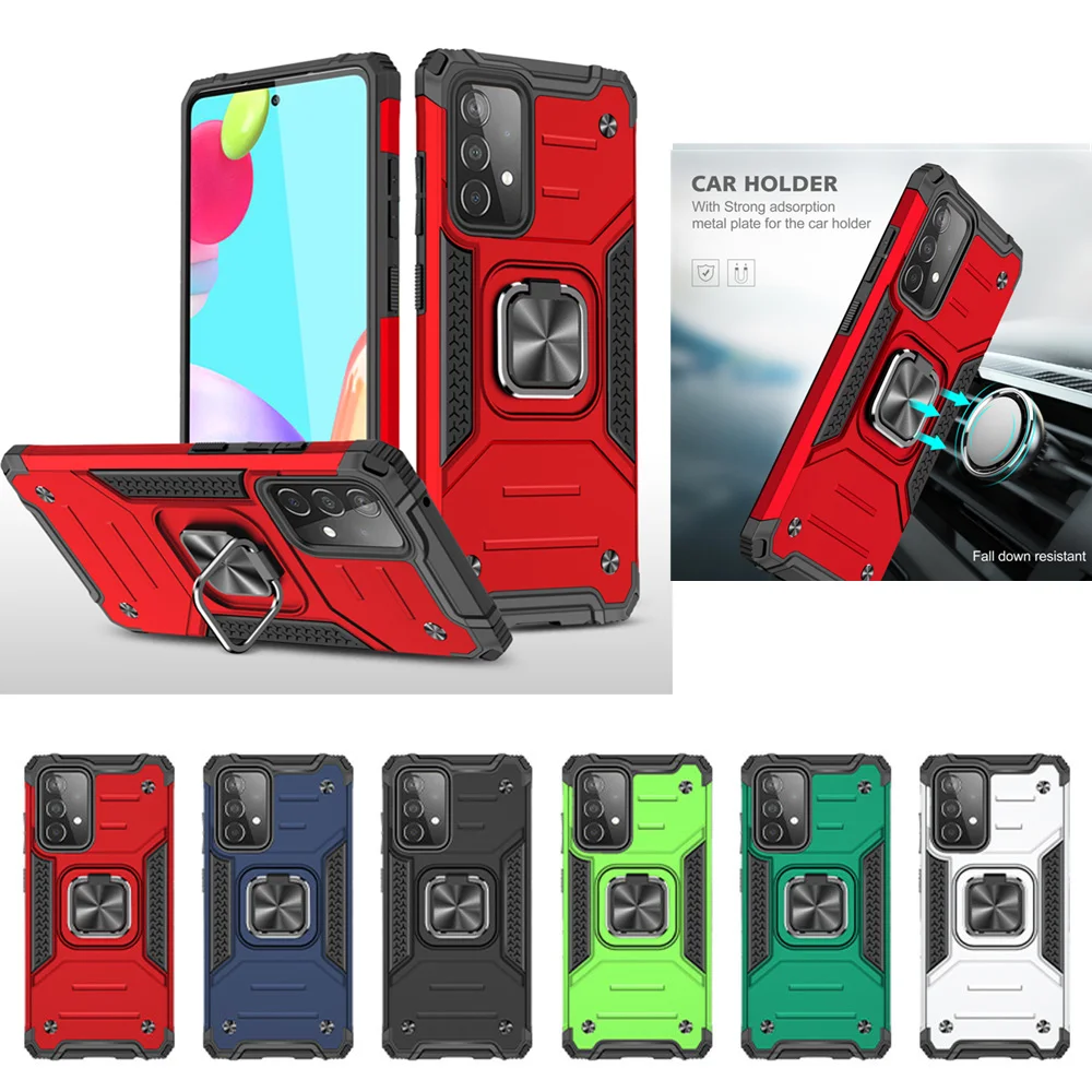 

For Samsung Galaxy A52 4G 5G Case Drop Protective Defender Magnet Holder Ring Cover For Samsung A72 A52S 5G Galaxy A 52 72 52S