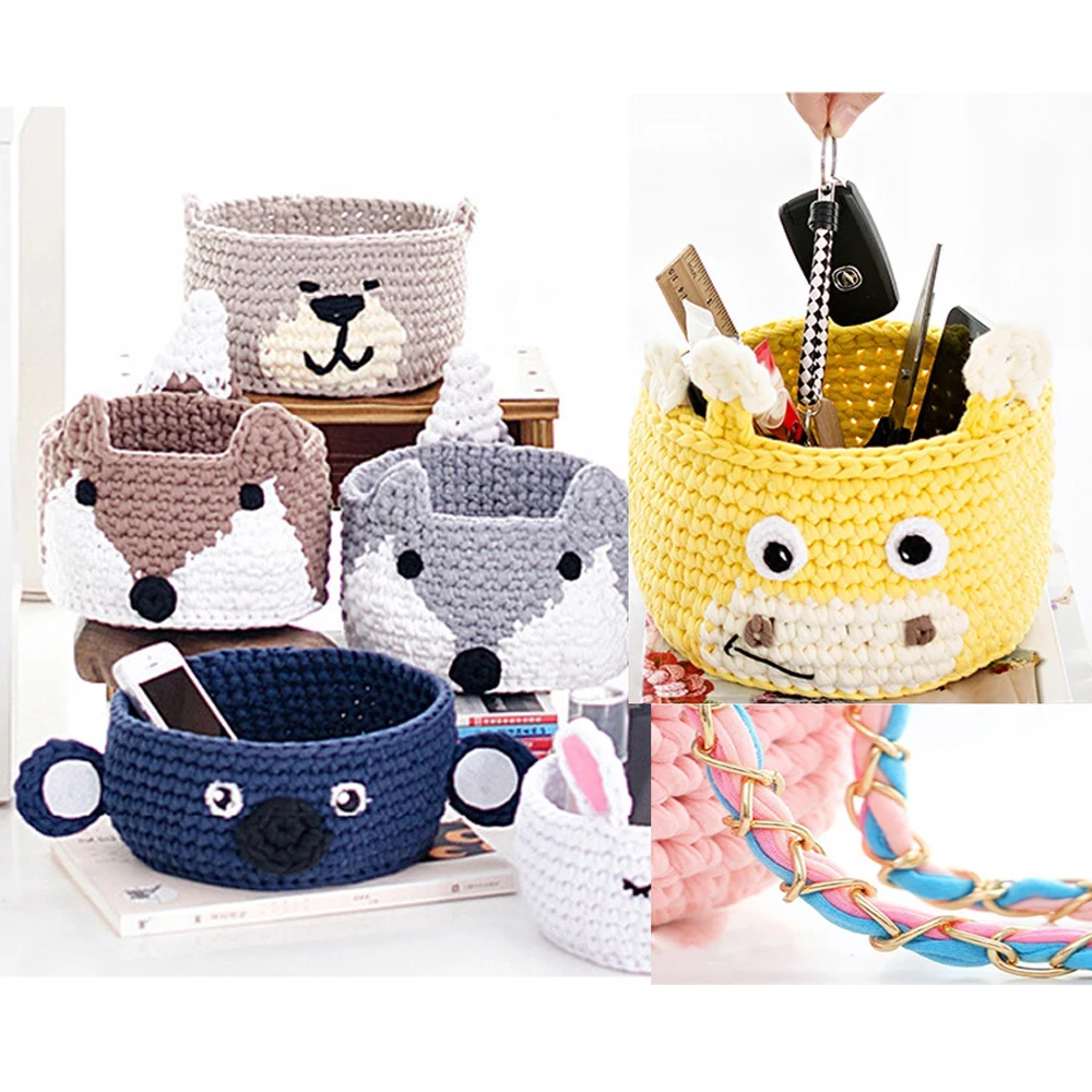 Цветная плетеная нить 30 м пряжа из мягкого полиэстера хлопчатобумажная для