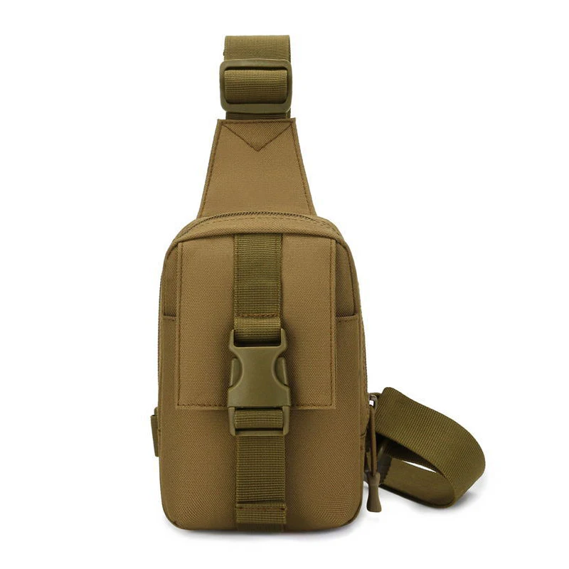 

Man Chest Bag Portable Phone Pocket Cross Body Shoulder High Quality Solid Color Outdoor Male Crossbody Bags