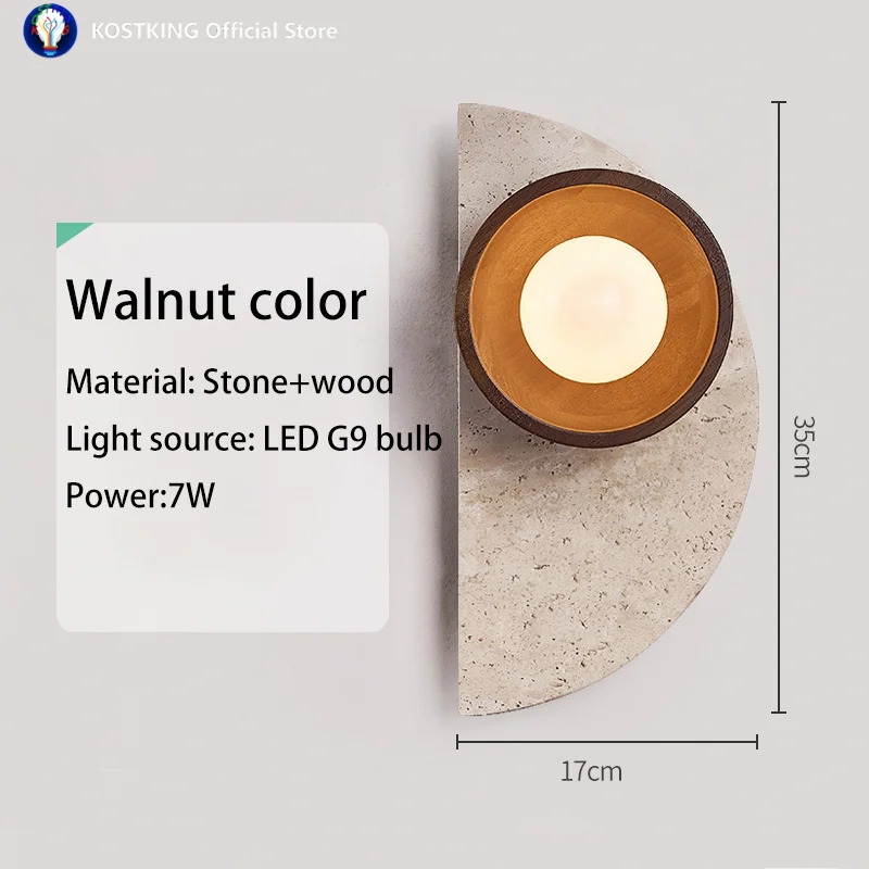 Светодиодный настенный светильник для спальни прикроватный винтажная атмосфера