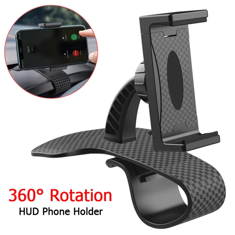 

Dashboard Car Phone Holder 360° Adjustable GPS Smartphone Bracket Clip Instrument HUD Sun Visor Mount Support Ford Mazda Buick