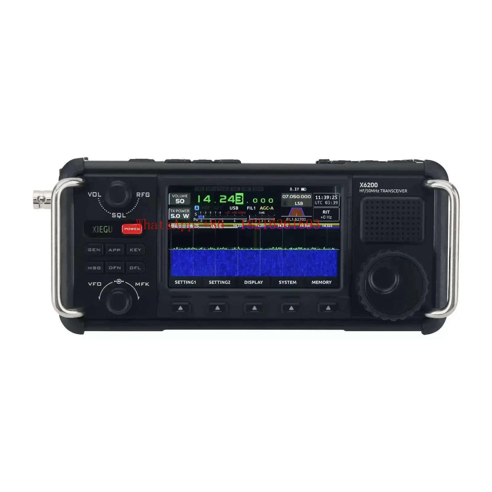 Фото 2026 GOOD XIEGU X6200 SDR HF/50МГц Портативная коротковолновая радиостанция с полным набором режимов SSB/CW/AM/FM + экран №5
