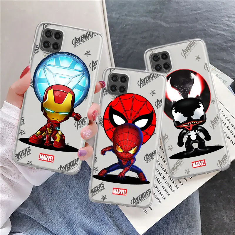 

Case For Samsung Galaxy A52 A12 A51 A71 A32 A21s A22 A53 A23 A13 A03 A02 A41 A33 A11 A72 A73 Phone Cove Marvel Spiderman Avenger