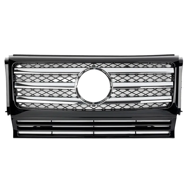 Фото Подходит для передней решетки Mercedes-Benz G-Class W463, трех горизонтальной G500, модифицированной передней решетки средней решетки. №1