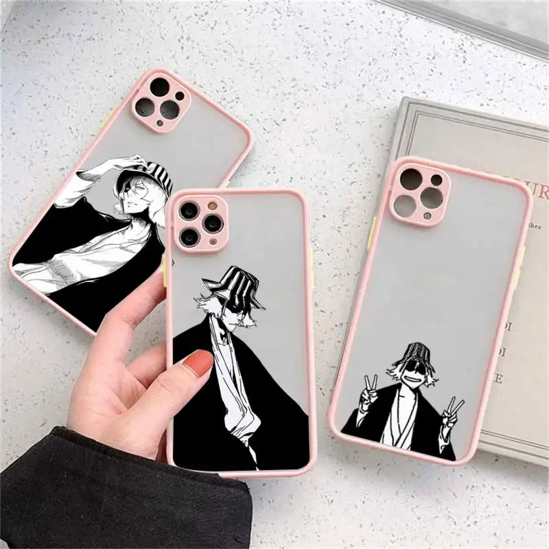 

Kisuke Urahara Bleach anime manga Phone Case matte transparent For iphone 14 11 12 13 plus mini x xs xr pro max cover