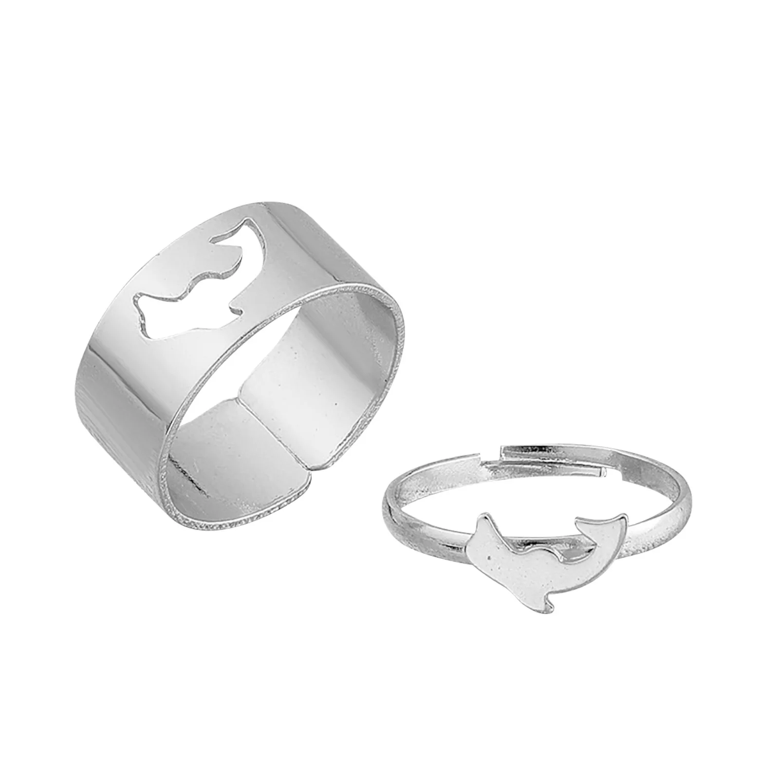 

Couple Ring Set Simple Fashion Jewelry Popular Accessories Gold Trendy Rings