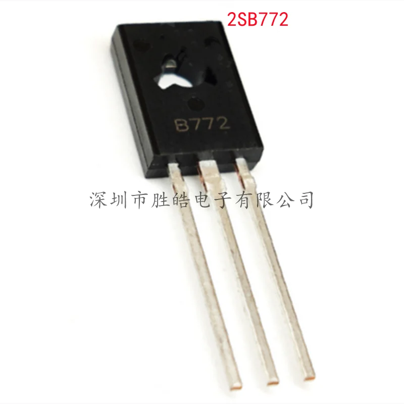 

(10PCS) NEW 2SB772 2SB772P B772 PNP Transistor Straight Into TO-126 2SB772 Integrated Circuit
