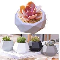 3d silicone molds for epoxy resin succulent flower pot concrete cement clay mold silicone resin mold candle soap making mould