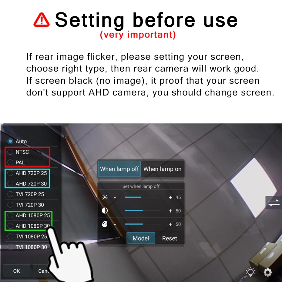 FULL AHD 1920*1080P Автомобильная камера заднего вида с обратным изображением резервная